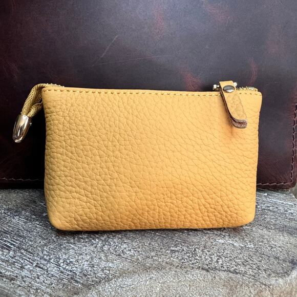 Flower Coin Purse Flower Wallet Genuine Leather Wallet NEW FAST SHIP - Picture 3 of 3